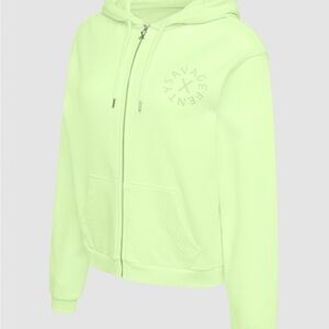 Savage X Fenty Women's Neon Green Zip-Up Hoodie